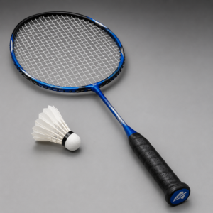 Badminton racket and shuttlecock